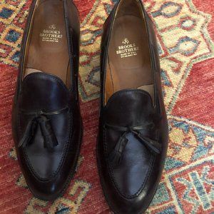 cordovan tassle loafers